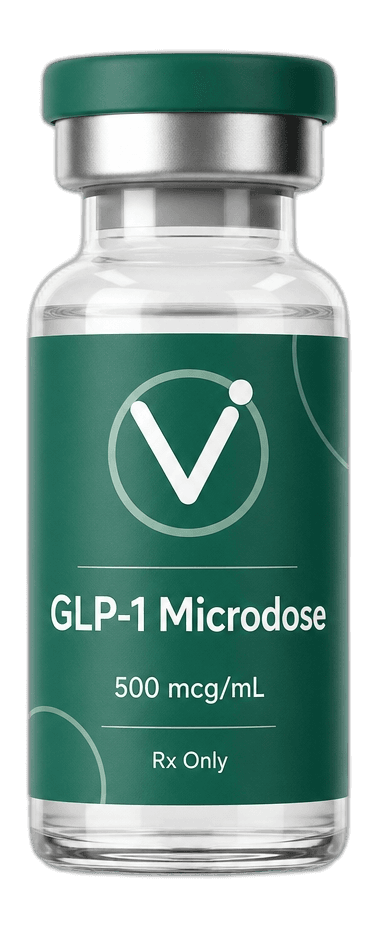 Vitavin Health GLP-1 Microdose protocol — clinical still life