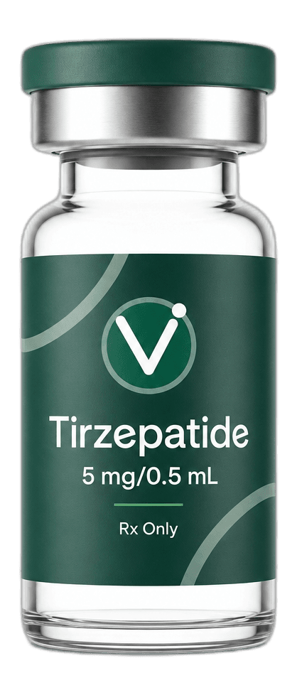 Vitavin Health Tirzepatide protocol — clinical still life